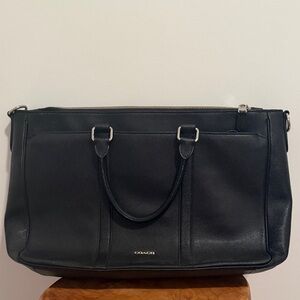 Coach Black Leather Shoulder Bag